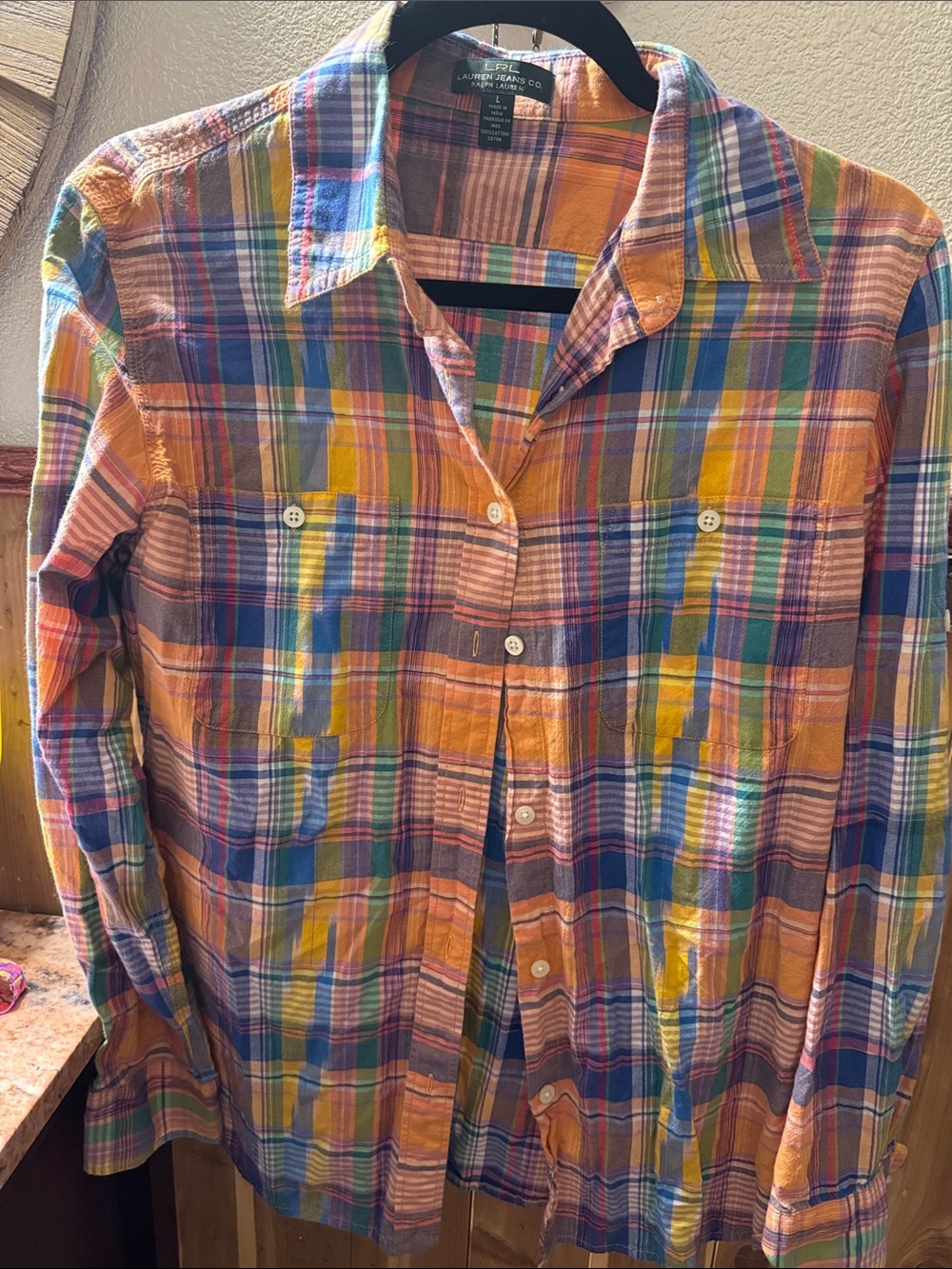 Ralph Lauren Multicolor Plaid Button-Down Shirt